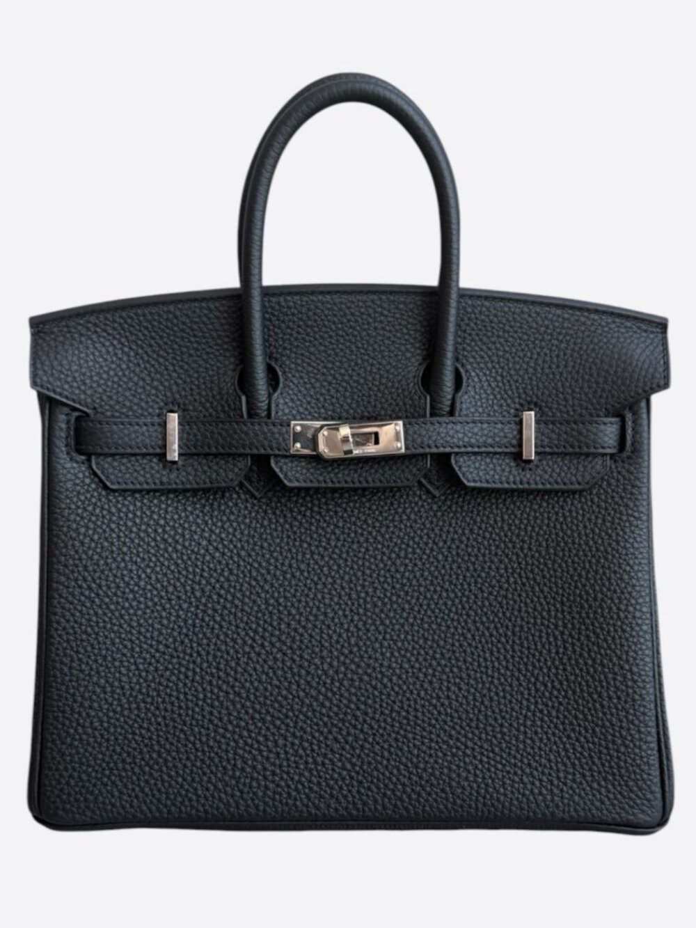 Hermes Black Togo & Palladium Hardware Birkin 25